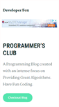 Mobile Screenshot of developerfox.com